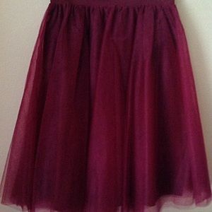 Maroon XL Windsor Tulle Skirt